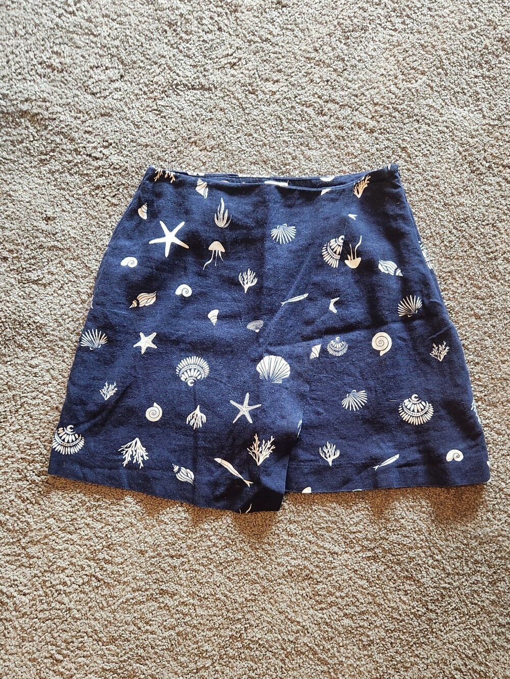 a new day Navy Shell & Starfish Print Women's Skorts